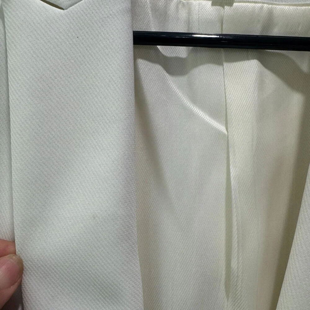 Reiss White Women's Myla Skirt Suit Set (Jacket + Skirt) (Size 6/8) - Picture 4 of 15